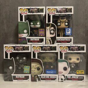Suicide Squad Exclusive Funko Pop Lot